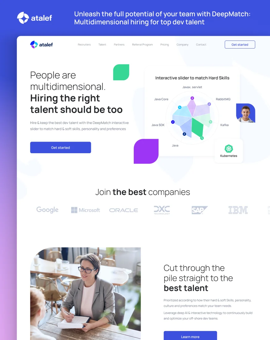 Atalef – client project screenshot