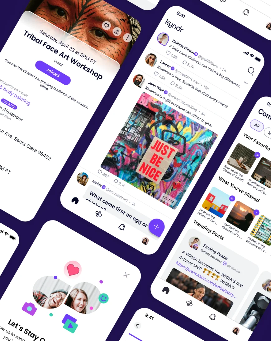 Kyndr – client project screenshot