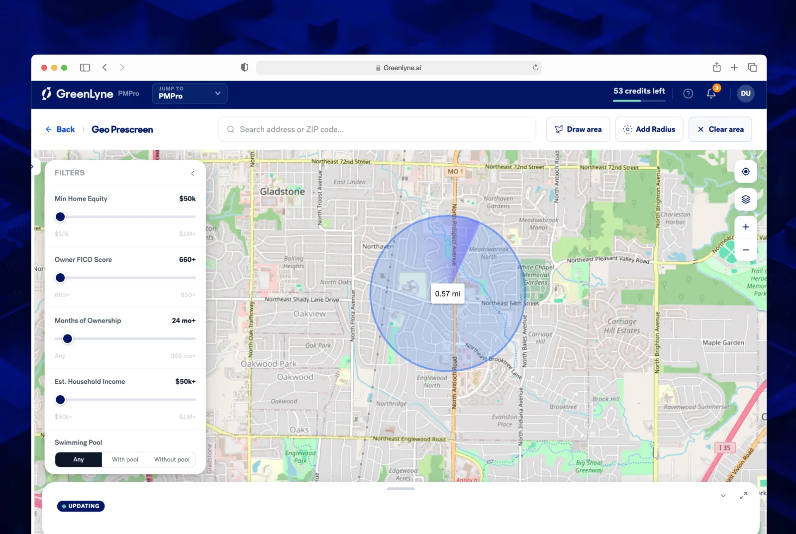 GreenLyne: B2B CRM lead management and sales operations product design (screen 7)