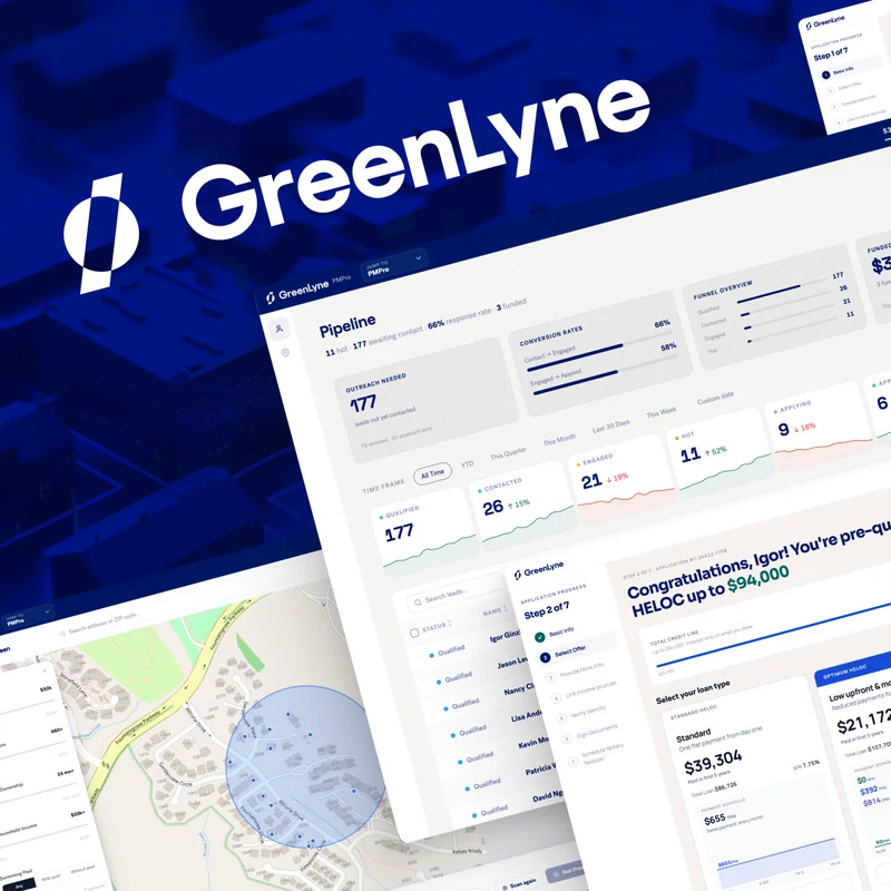 GreenLyne: B2B CRM lead management and sales operations product design