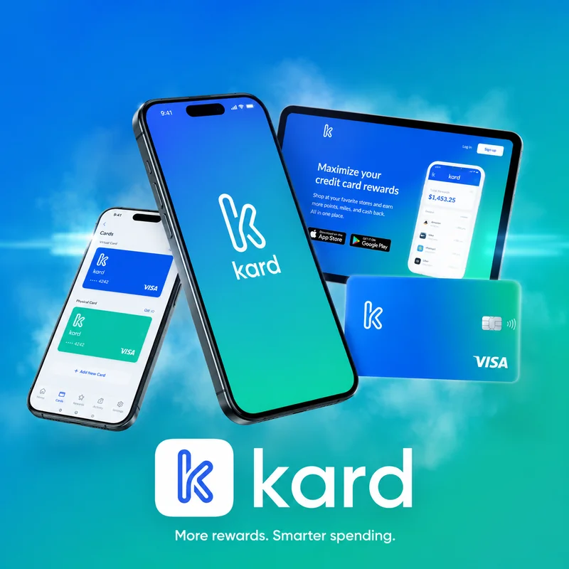 Kard: card-linked cash-back rewards mobile app design
