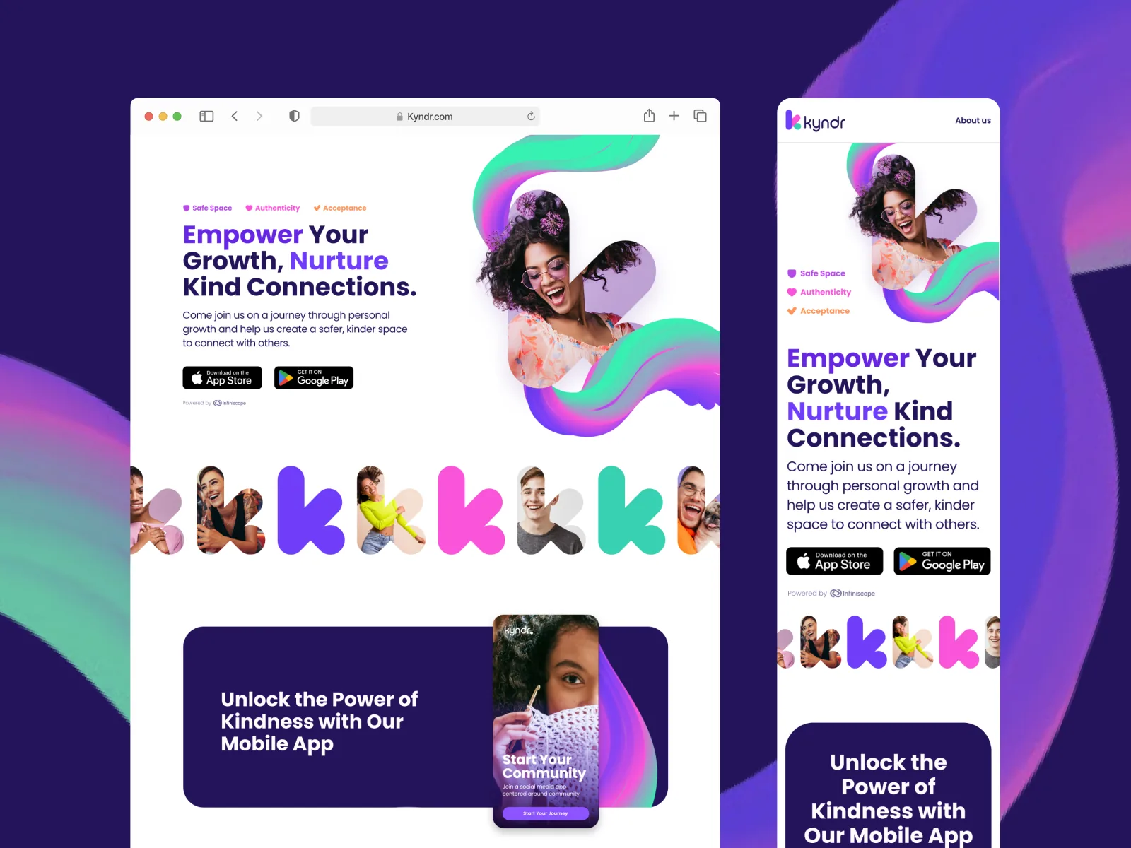 Kyndr: social events mobile app UI design (screen 9)