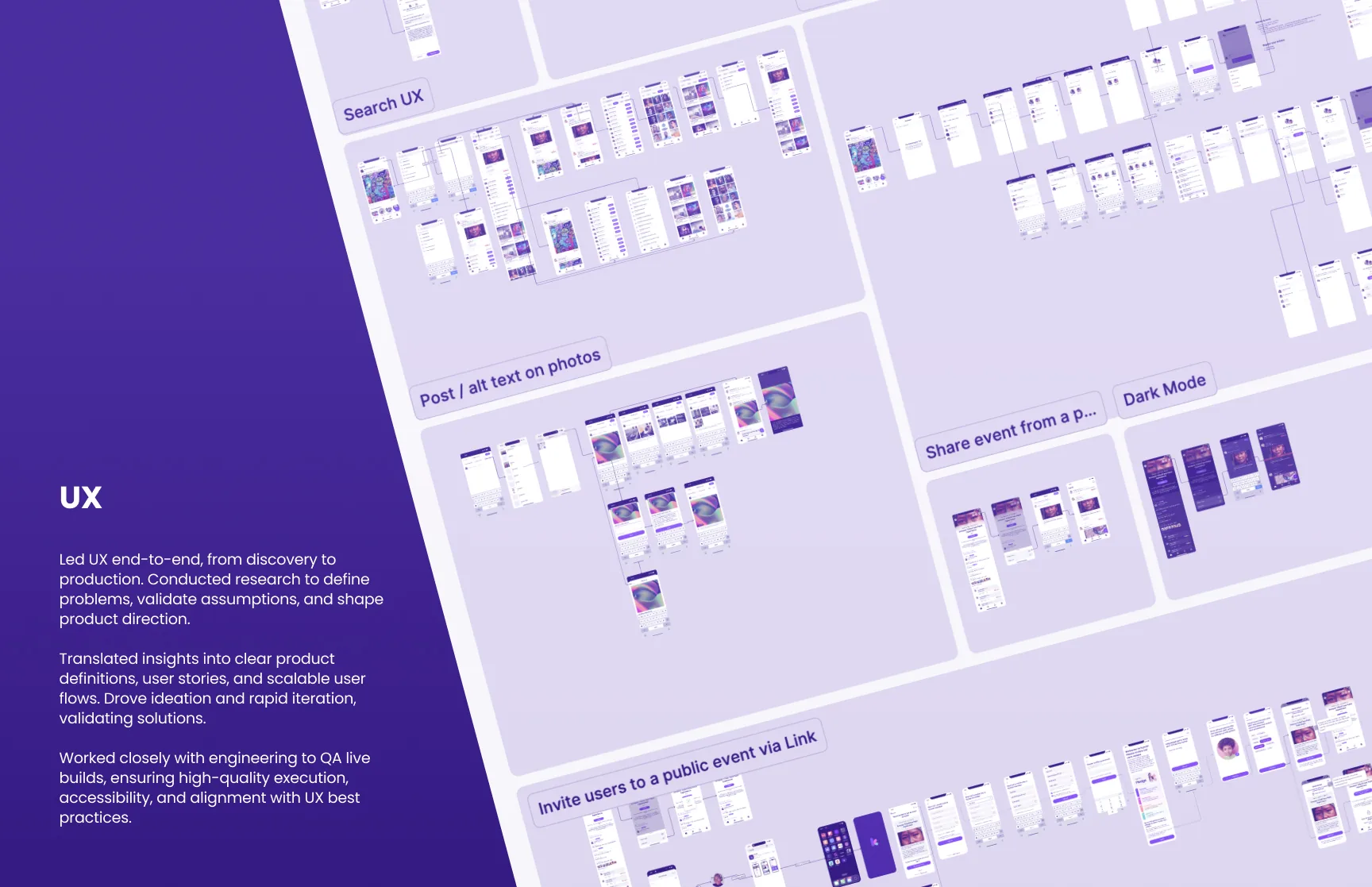 Kyndr: social events mobile app UI design (screen 3)