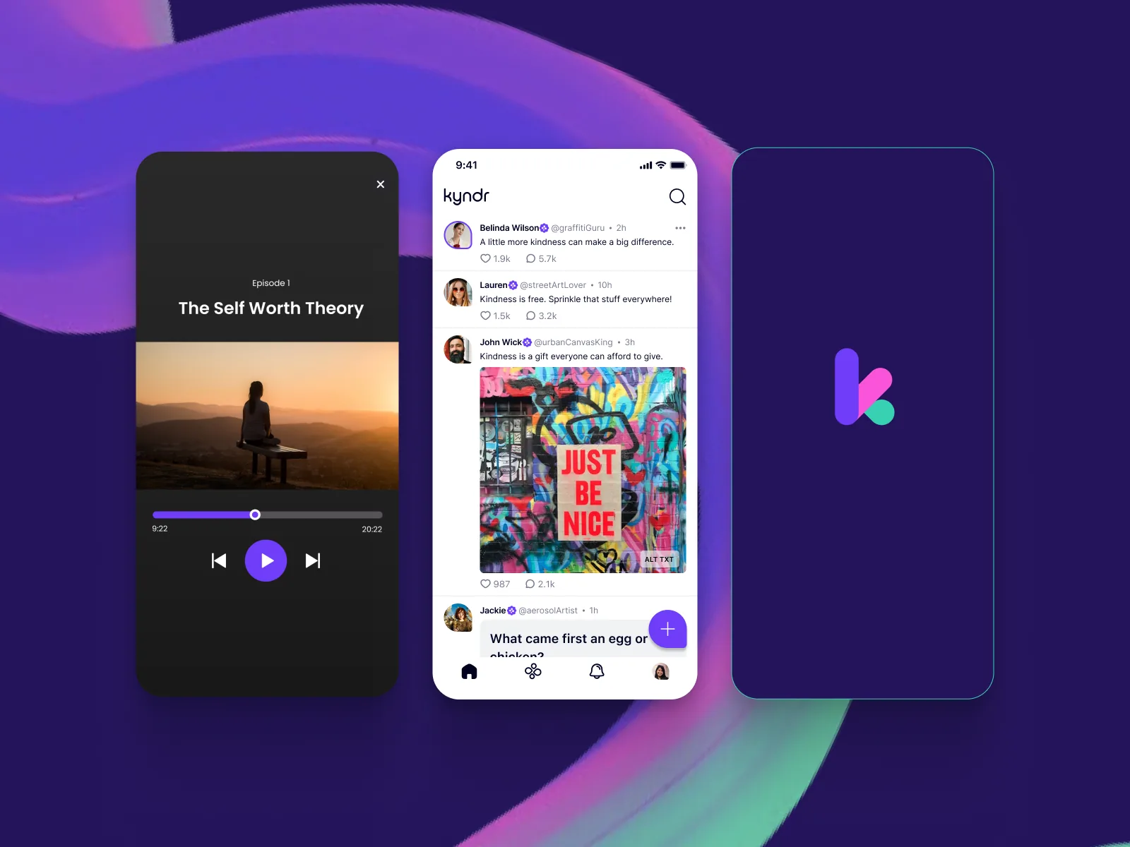 Kyndr: social events mobile app UI design (screen 7)