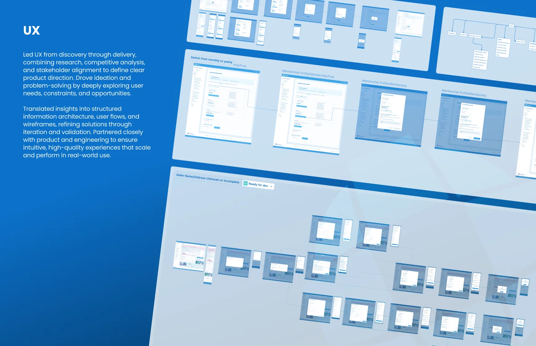 MyUS: international shipping and shipping calculator web product design (screen 3)