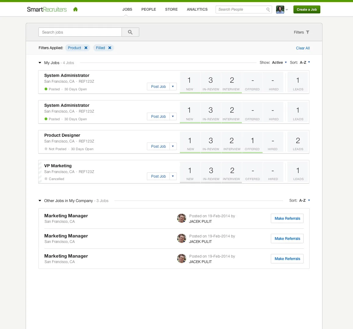 SmartRecruiters: hiring platform marketing website design (screen 4)