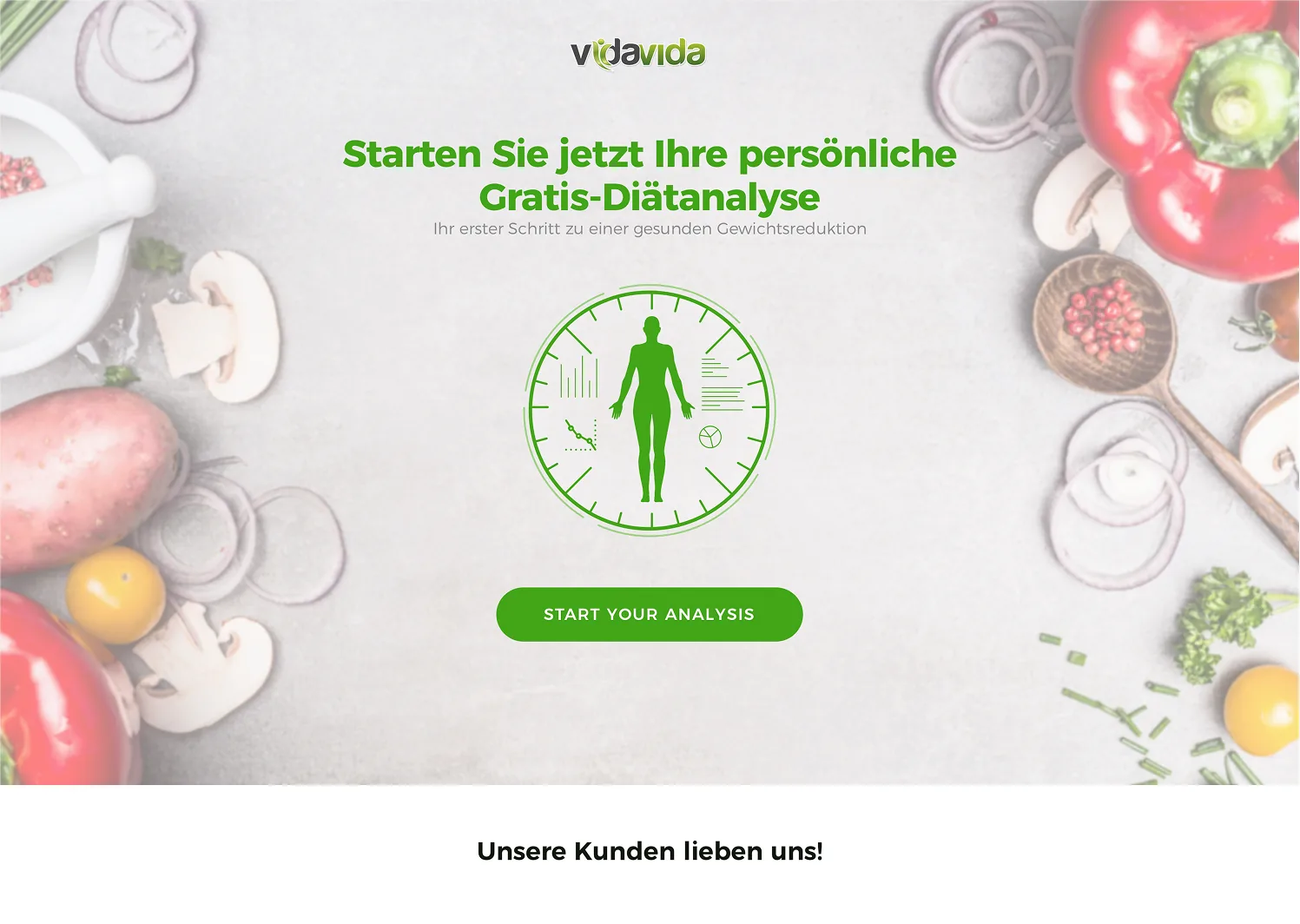 VidaVida: nutrition and diet tracking platform product design (screen 2)