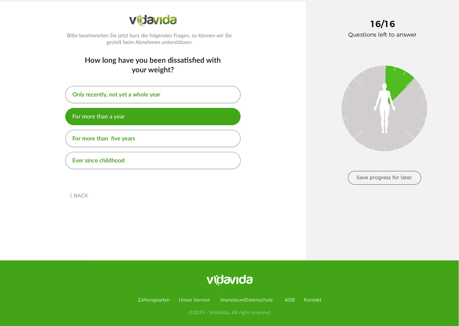 VidaVida: nutrition and diet tracking platform product design (screen 3)