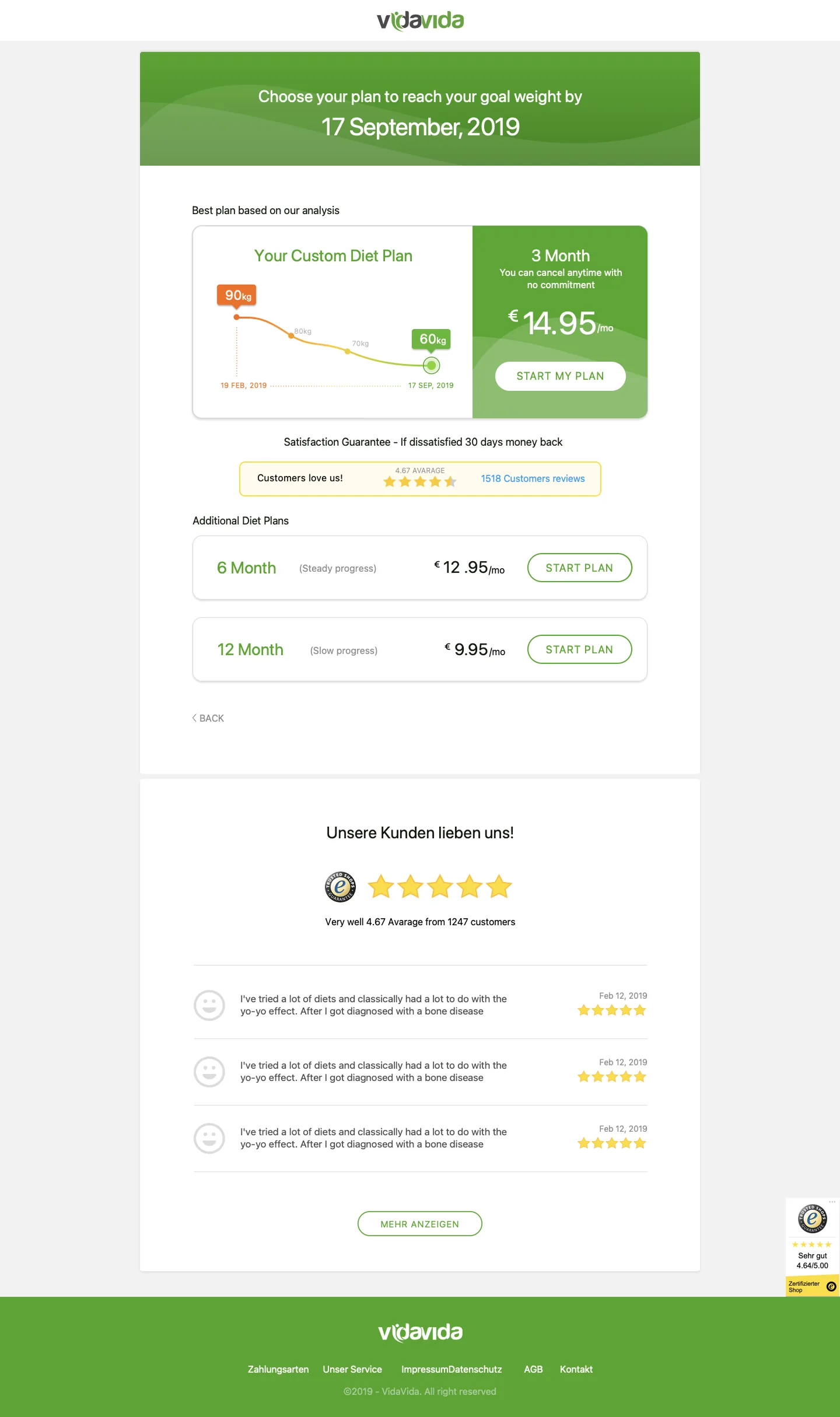 VidaVida: nutrition and diet tracking platform product design (screen 8)