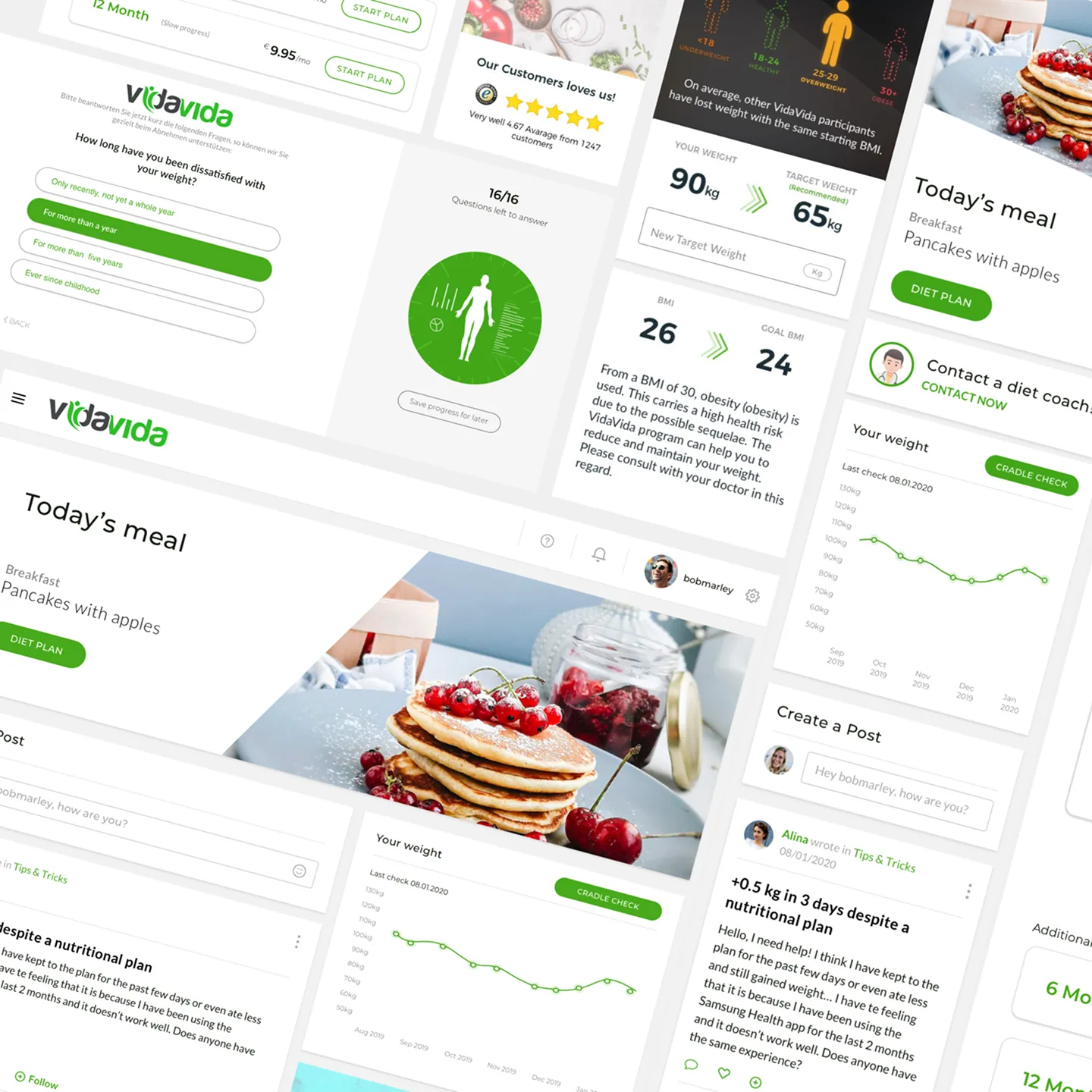 VidaVida: nutrition and diet tracking platform product design (screen 9)